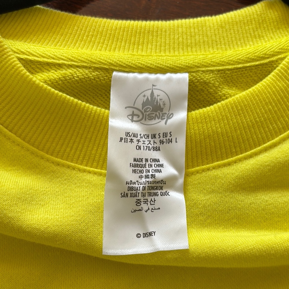 Disney Yellow and White Crewneck Sweater - Picture 2 of 4